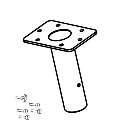 KV2 Audio Top hat adapter Adapter do sztycy głośnikowej dla ESD10, ESD12, ESD36, ESD6, EX10, EX12, EX26